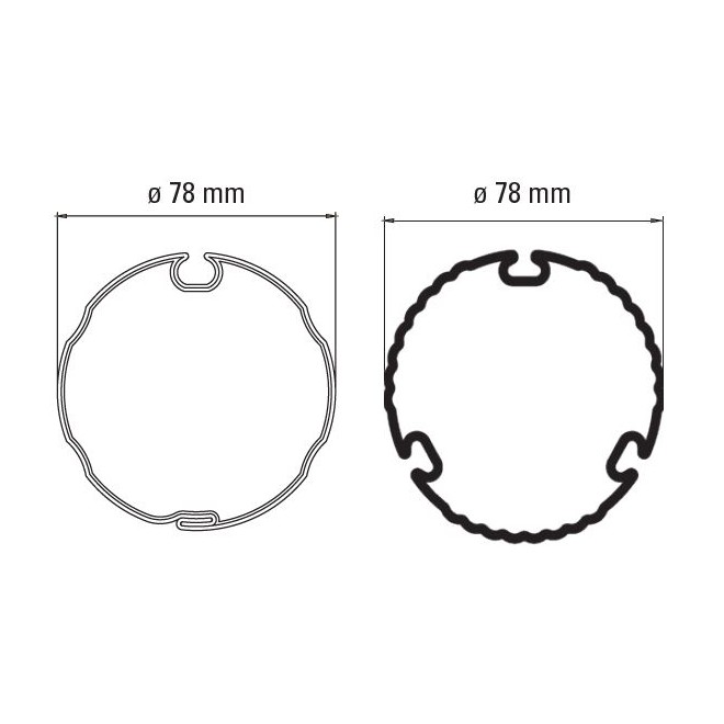 Adaptateur moteur Faac TM45 - ogive 78 Adaptateur moteur Faac TM45 - ogive 78