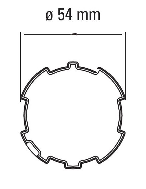 Adaptateur moteur Faac TM45 - zf 54 et Deprat 53