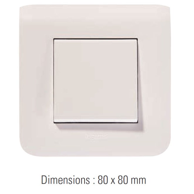 BOUTON POUSSOIR LEGRAND MOSAÏC avec plastron non fourni BOUTON POUSSOIR LEGRAND MOSAÏC avec plastron non fourni