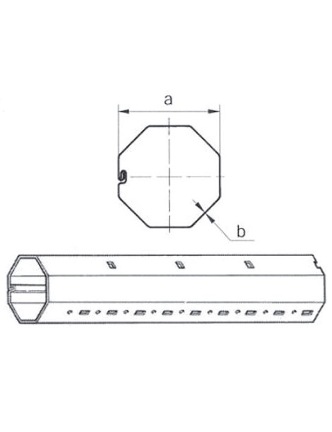Tube Octo 70 1.2mm 300cm de long