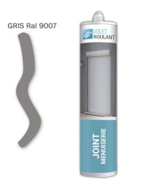 Silicone Gris RAL 9007  310ML qualité Professionnelle