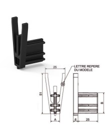 Embout-Butée pour lame Finale de 55