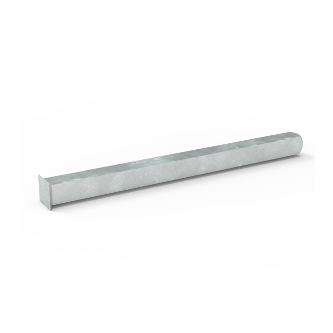 Axe hors joues - carré de 8 L.120mm Axe hors joues - carré de 8 L.120mm