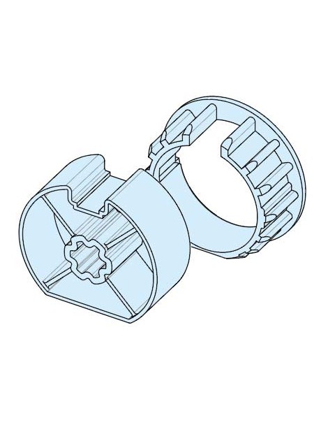 Roue et couronne Rond 78 à goutte pour moteur Becker D.60