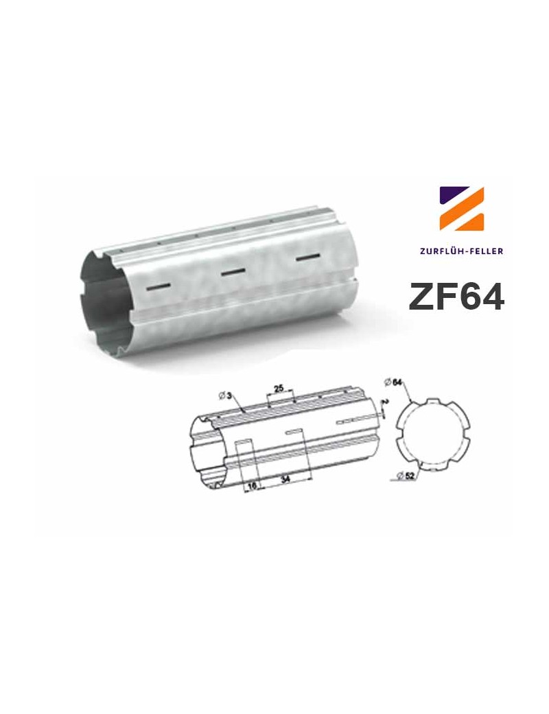 Tube ZF64 200cm de long