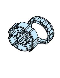 Roue et couronne Imbac 65 pour moteur Becker