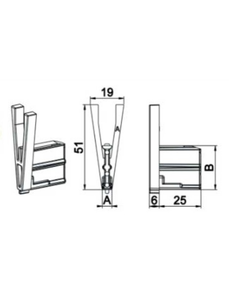 Embout-Butée pour lame Finale de 34,5x5,5