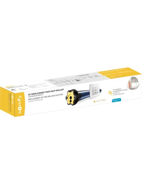 Kit Remplacement Moteur Somfy iO Fenetre