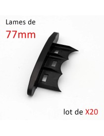 Bouchon de lame 77mm de volet roulant aluminium