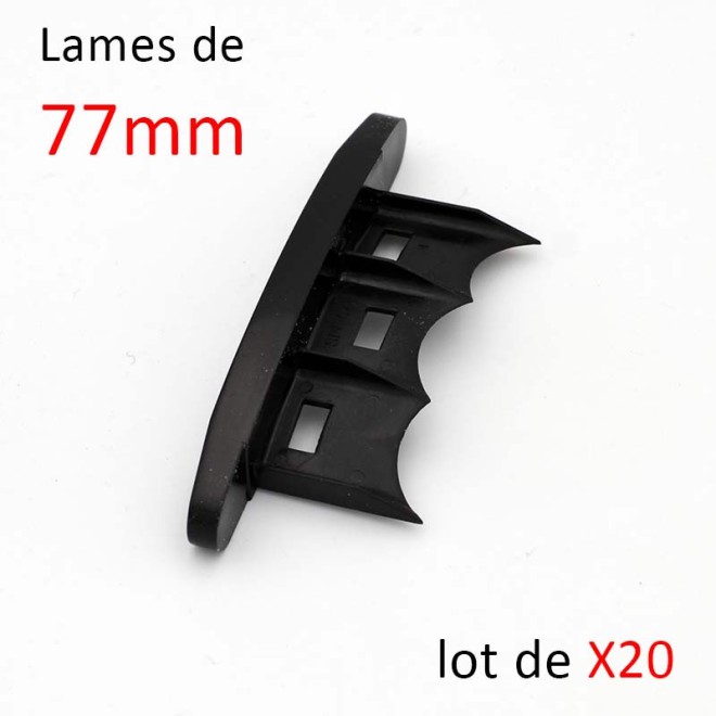 Bouchon de lame 77mm de volet roulant aluminium