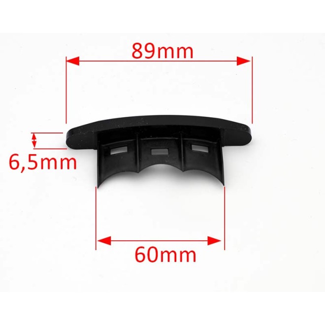 Bouchon de lame 77mm de volet roulant aluminium