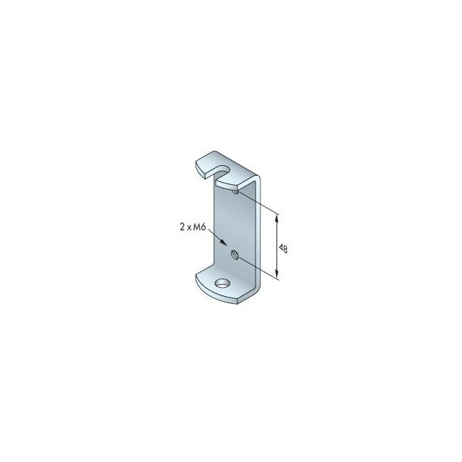 Etrier support T6 EntreAxe 48mm fileté - Traditionnel Simu Etrier support T6 EntreAxe 48mm fileté - Traditionnel Simu