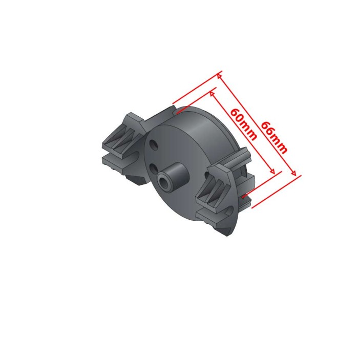 Support joue caisson tunnel Coffrelite ZF - Moteur Simu