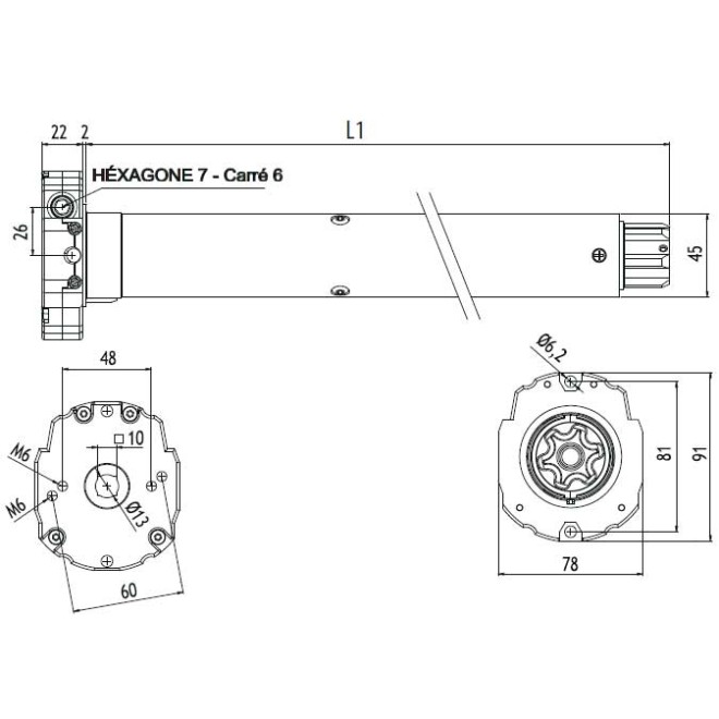 Moteur Cherubini Blue Ocean 40Nm