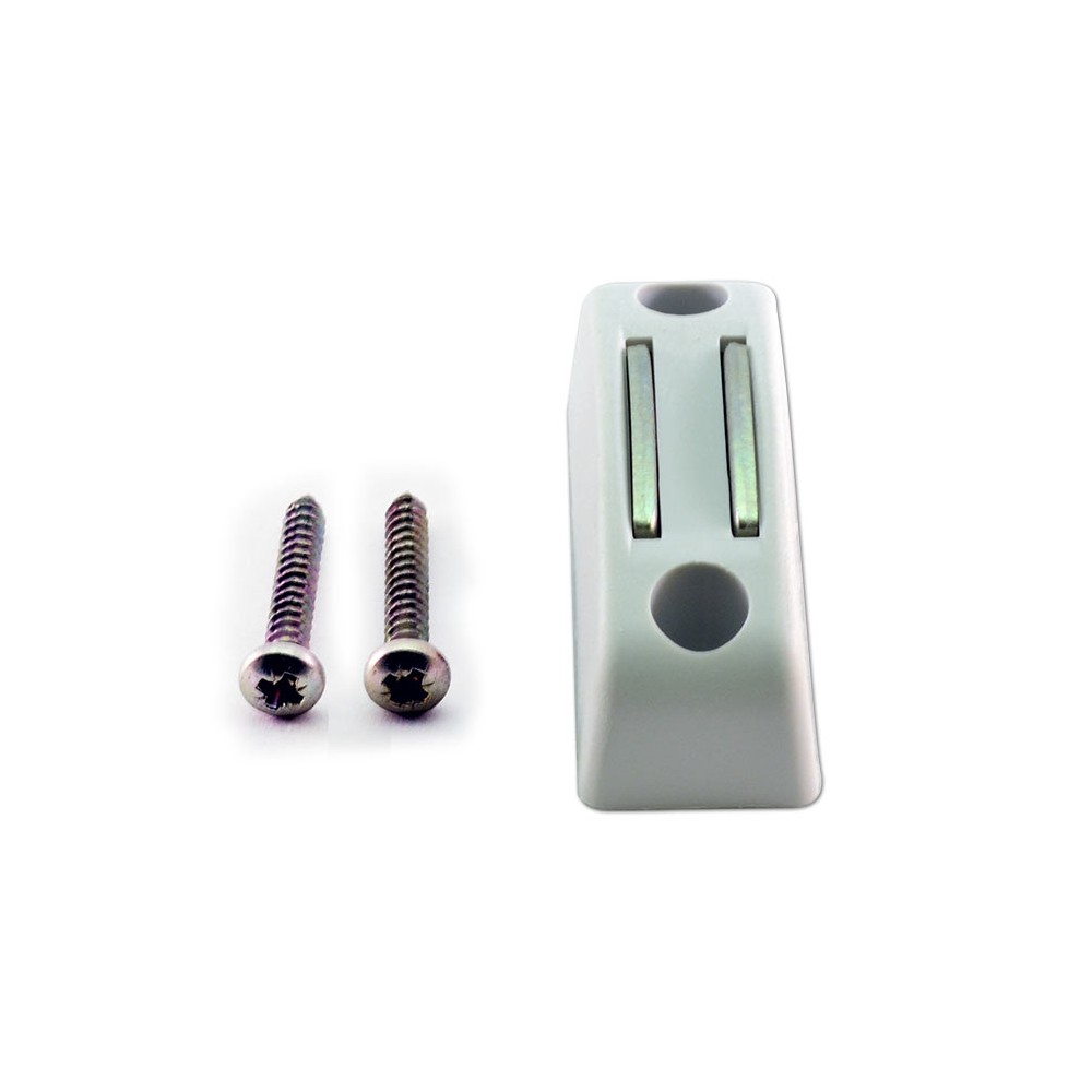 4x Clip Bloqueur De Manivelle Volet Roulant Gris Support Guide Manette Plastique 15mm 18mm Universel Fentre Mur Visser 64538937