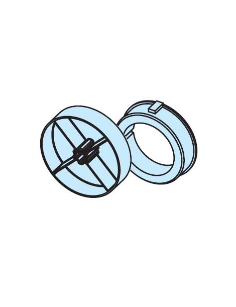 Roue et couronne Rond 133 pour moteur Becker D60