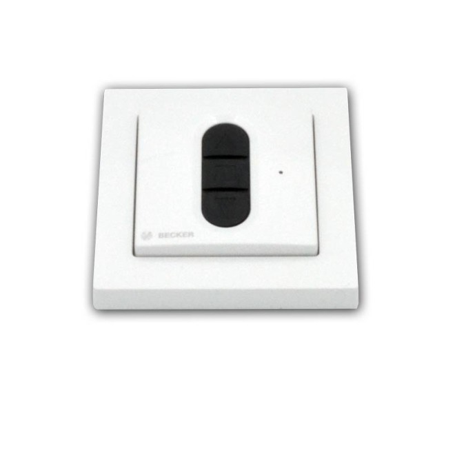 Emetteur EC411-III Becker Blanc 1 canal (boutons gris)