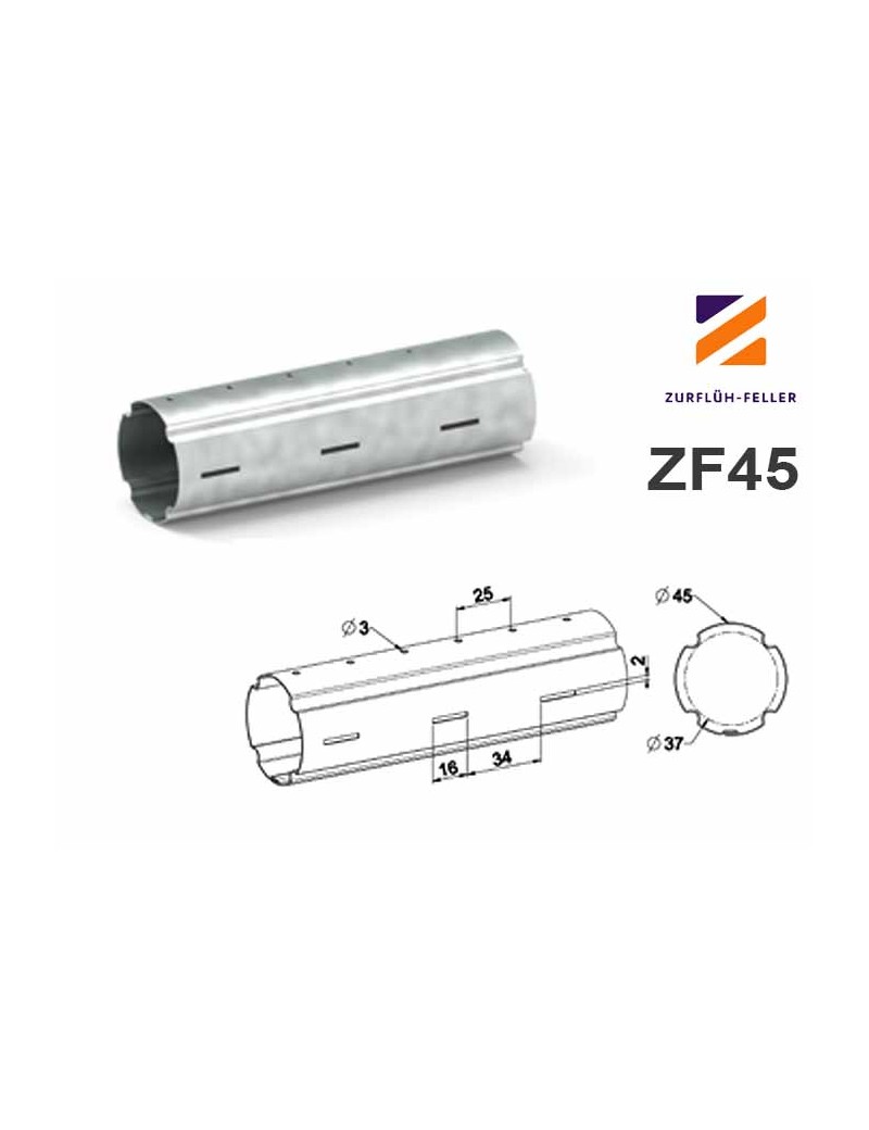 Tube ZF45 140cm de long