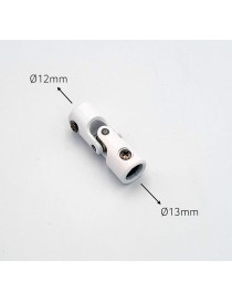 Genouillère Ø13-Ø12mm blanc à vis
