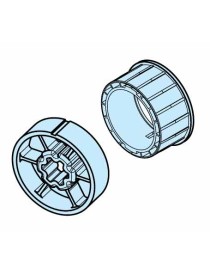 Roue et couronne Rond lisse Ø63mm moteur Becker D50