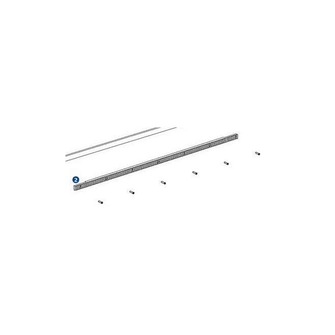 Cremaillère de 1200mm pour kit Deprat Tempo Win - motorisation coulissant