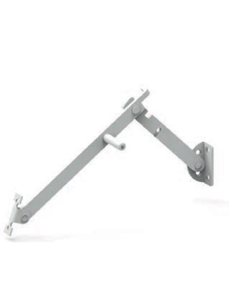 Bras de projection Aluminium Blanc 40cm (Paire)