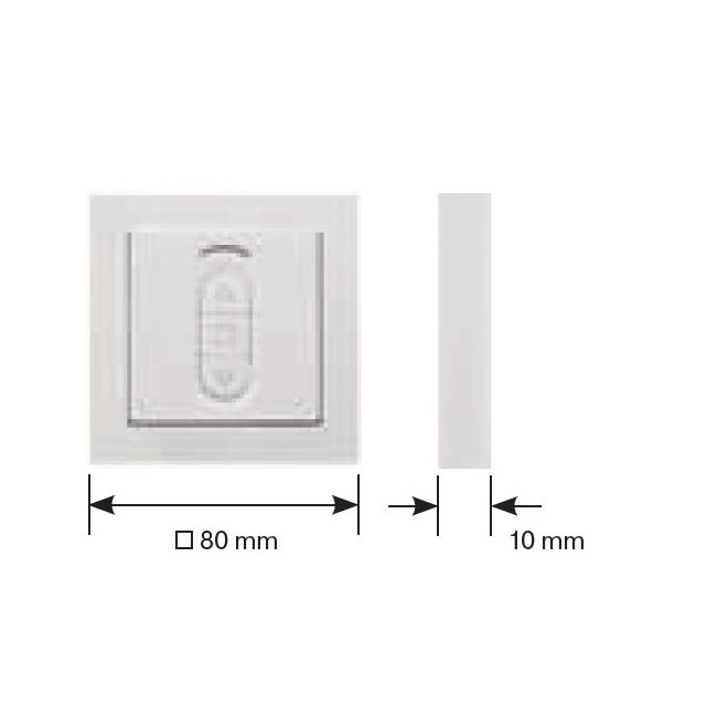 Emetteur EC411 Becker Blanc 1 canal