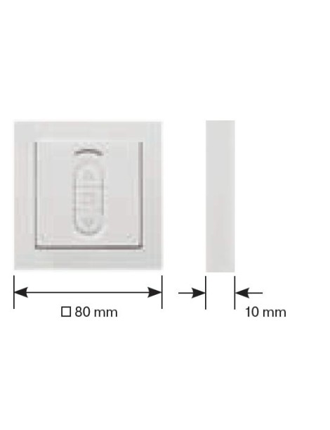 Emetteur EC411 Becker Blanc 1 canal