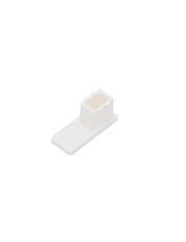 Equerre arrêt de tablier bas de coulisse rénovation blanc PVC