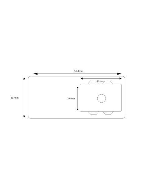 Equerre arrêt de tablier bas de coulisse rénovation blanc PVC