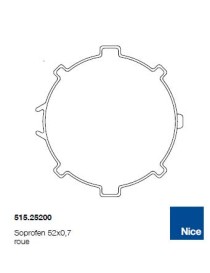 Roue Soprofen 52 pour moteur NICE