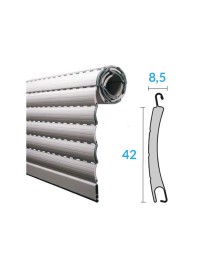 Tablier Aluminium petites lames 42mm x 8,5mm