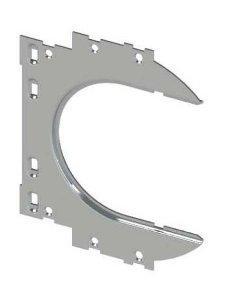 Console métallique pour tiroir Geplast