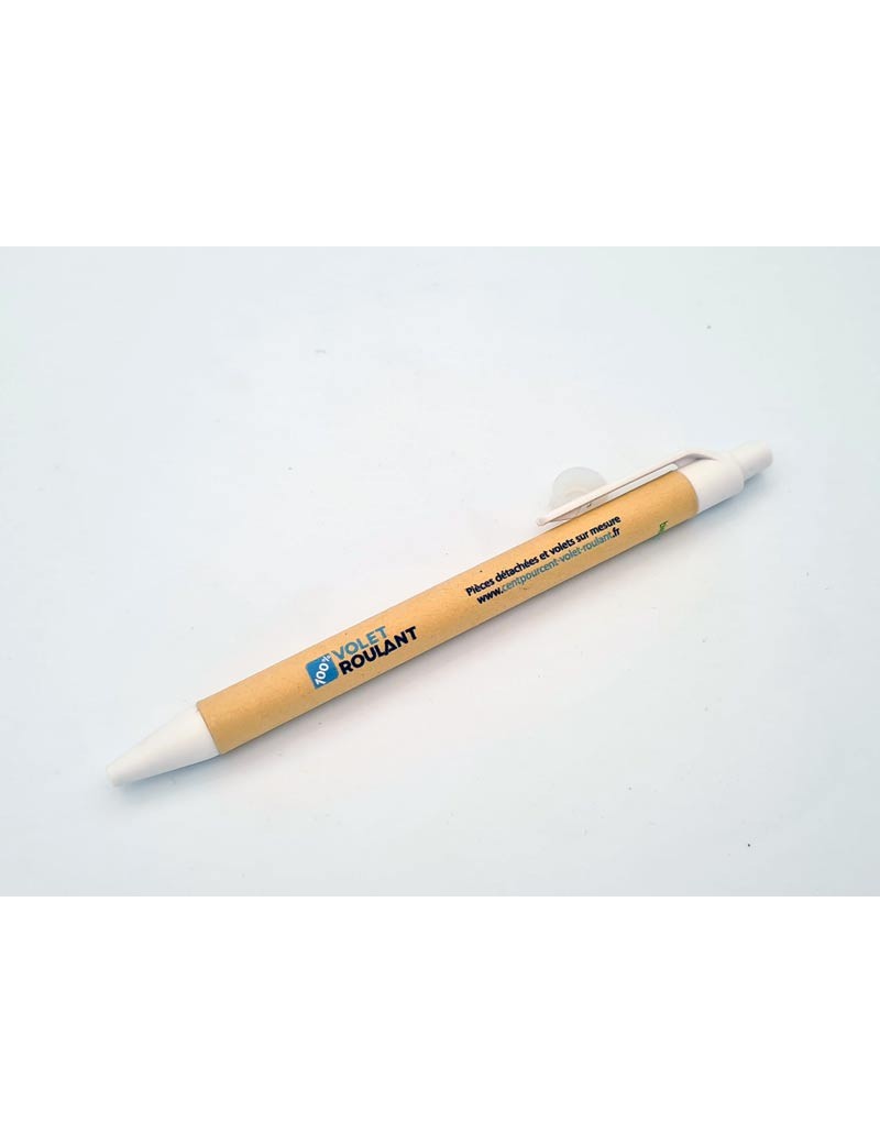 Stylo bille 100% Volet roulant - Biodégradable