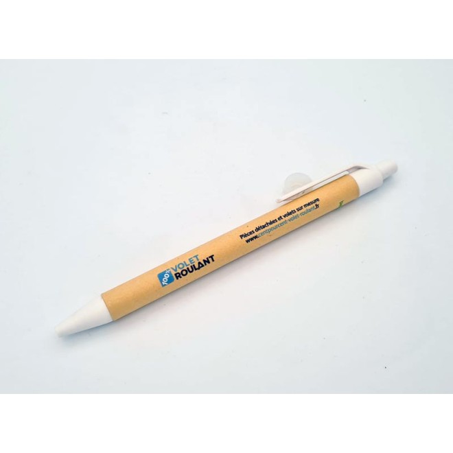 Stylo bille 100% Volet roulant - Biodégradable