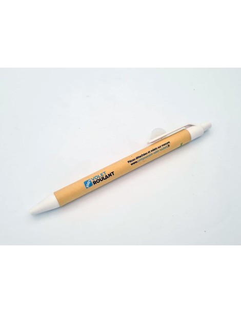 Stylo bille 100% Volet roulant - Biodégradable