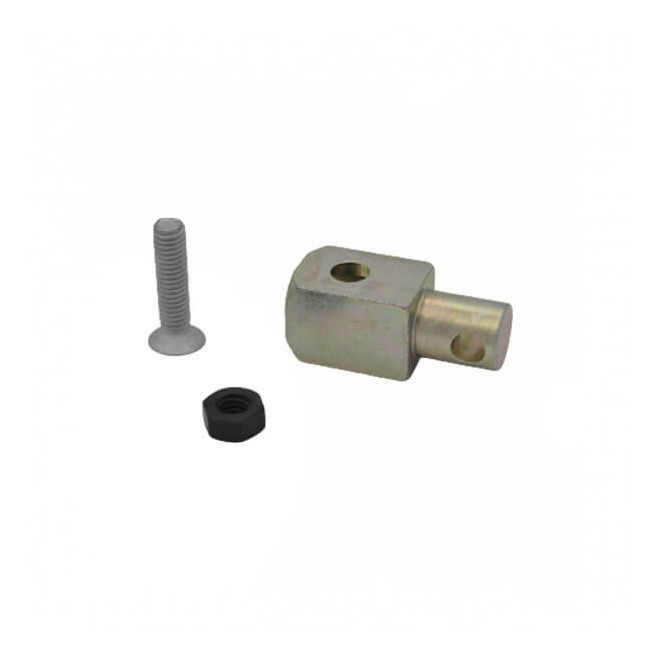 Adaptateur carré 16mm pour tube de 16mm Adaptateur carré 16mm pour tube de 16mm