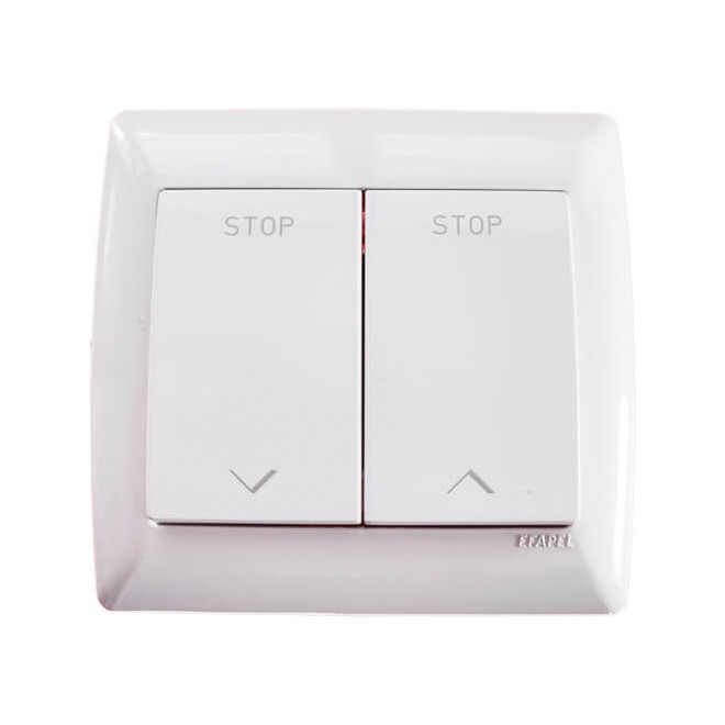 Interrupteur fixe a encastrer avec bouton EFAPEL