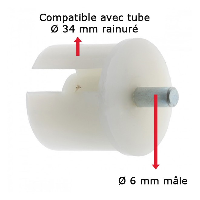 Embout de tube Simu 
