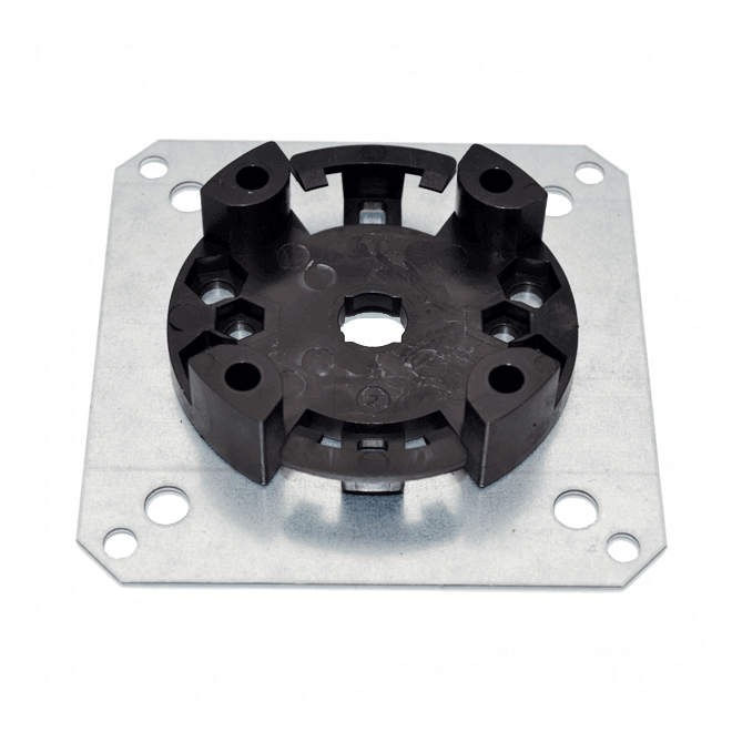 Support moteur FAAC pour T45 avec bride 100x100 Support moteur FAAC pour T45 avec bride 100x100