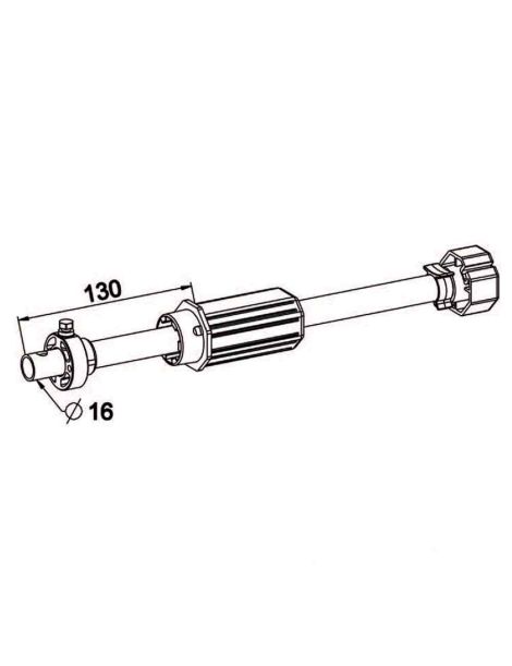 Schéma Embout ZF octo 40 téléscopique