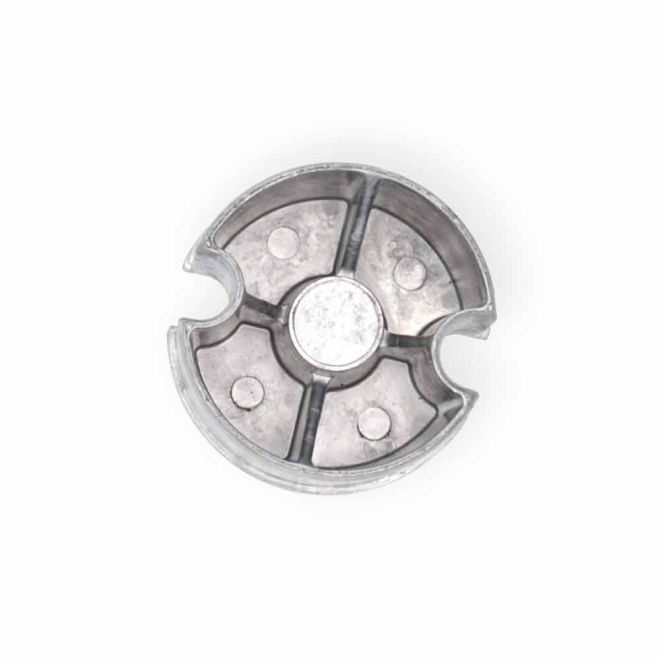 Embout de tube 78 mm - Rond Ø12mm Mâle