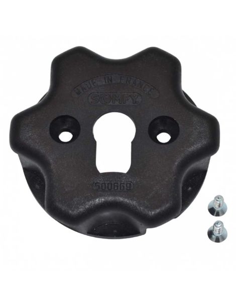 Adaptateur moteur Somfy diam. 40 et supports diam. 50