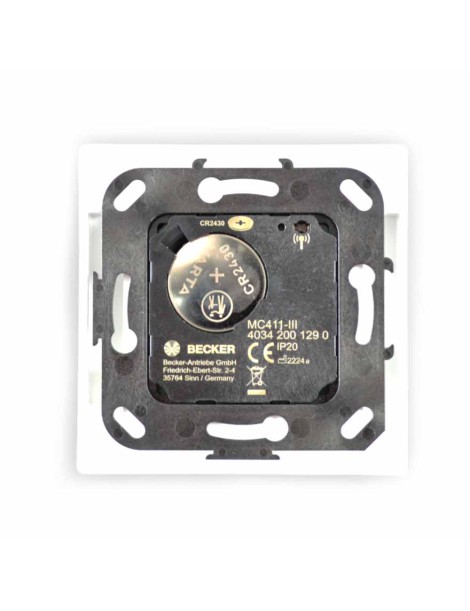 Dos et Batterie pile CR2430 de la télécommande Becker MC411 III