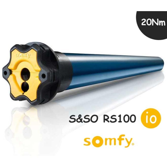 Moteur Somfy S&S RS100 iO 20Nm