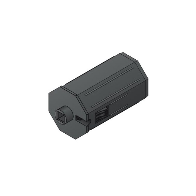 Embout Octo 60 - Carré de 10 F + pivot 18