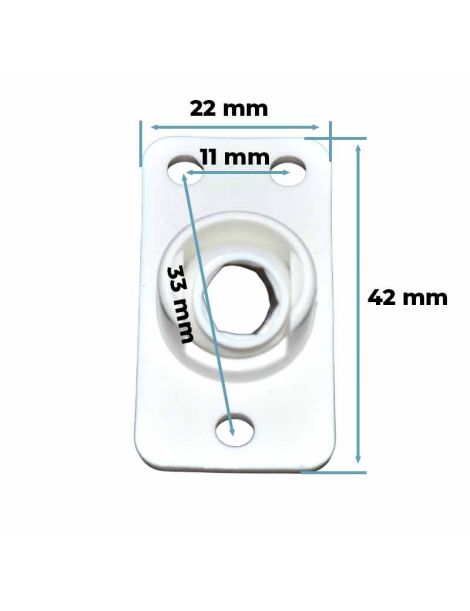 Guide à rotule Héxagonal de 10mm à 45 degrès