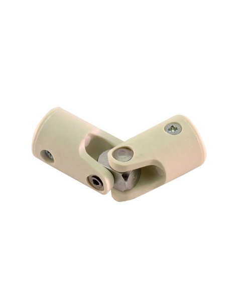Genouillère  Volet roulant 6P10-Ø12 en polyamide Blanc
