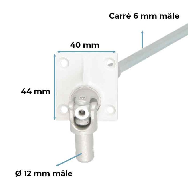 Dimension Sortie de caisson SOPCD90