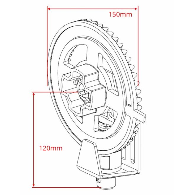 Couple conique Deprat 6P10 Couronne Ø150